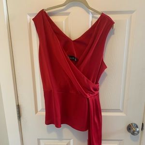 Womens sleeveless dressy blouse